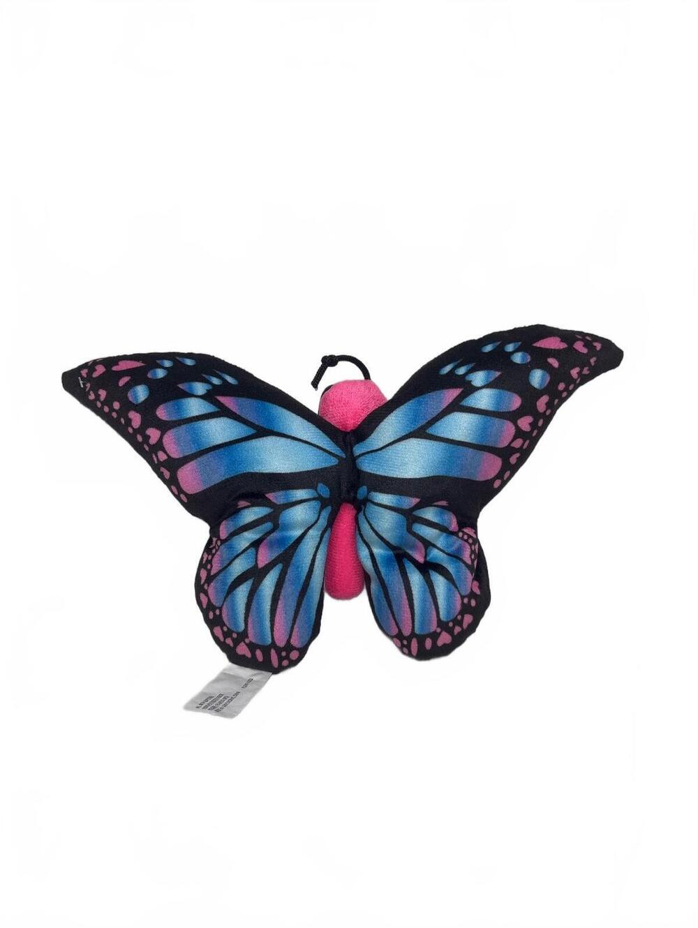 Goffa Pink and Blue Butterfly Plush 6" Stuffed Animal NWT - Picture 2 of 6